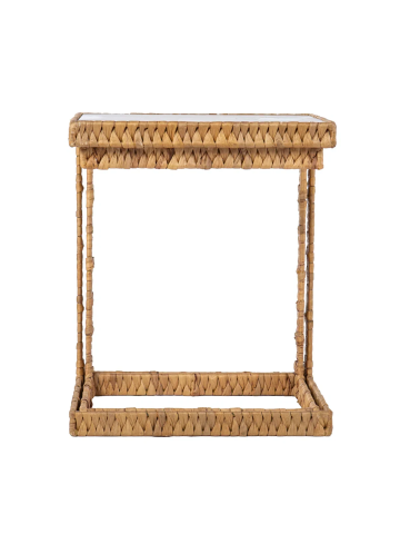 Glass Top Nesting Tables