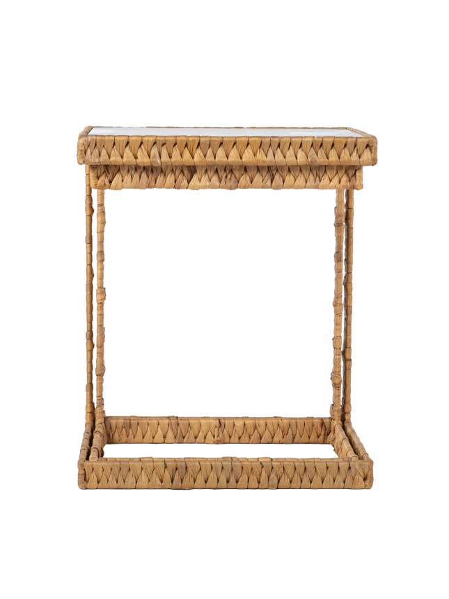 Glass Top Nesting Tables