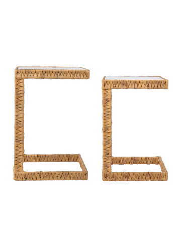 Glass Top Nesting Tables