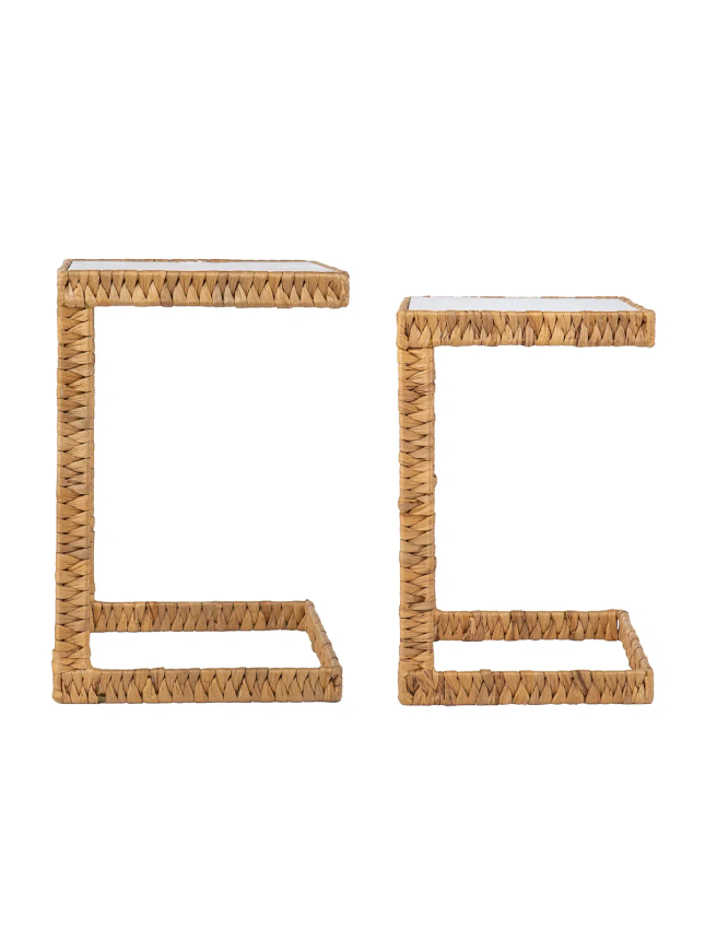 Glass Top Nesting Tables