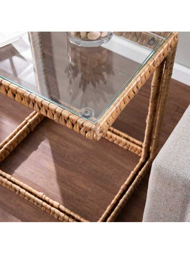 Glass Top Nesting Tables