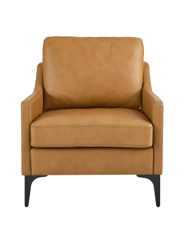 Tan Leather Armchair