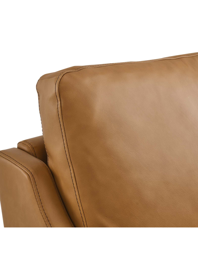 Tan Leather Armchair