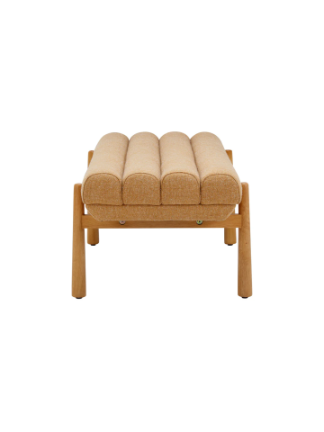 Linen Upholstered Bench, Simple and Textured