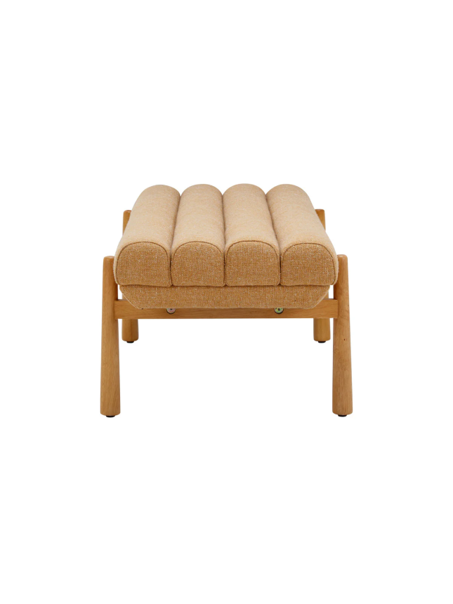 Linen Upholstered Bench, Simple and Textured