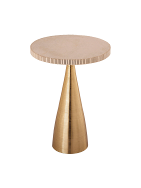  Ribbed Side Table