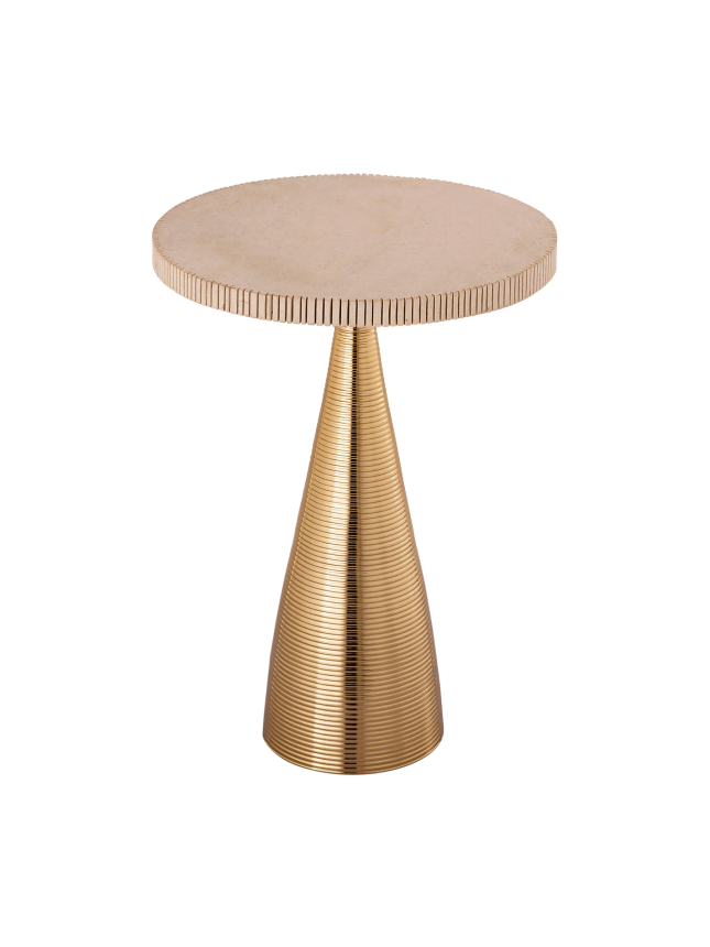  Ribbed Side Table
