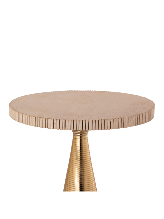  Ribbed Side Table